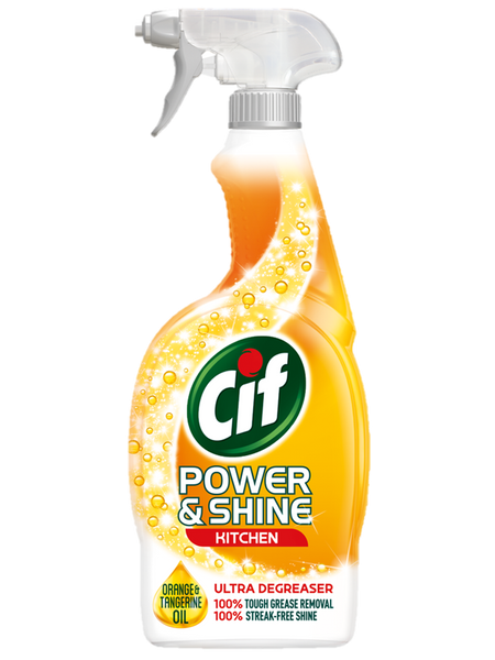 Cif Power&Shine Kitchen Ultra Degreaser Spray